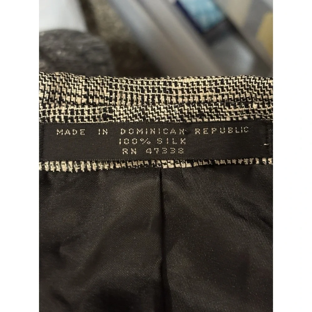 Vintage 70s/80s Mens Jones New York Silk Double Breasted‎ Blazer 🖤🤍